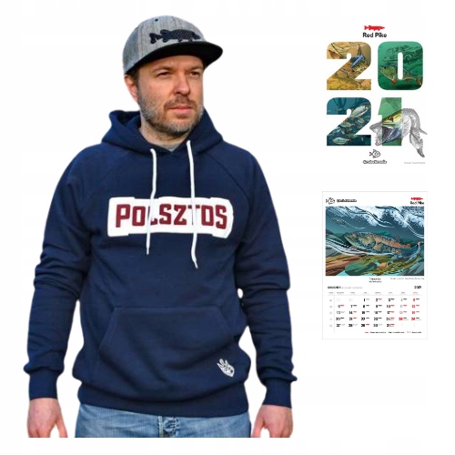 Bluza Polsping Polsztos Granat XL GRATIS Kalendarz