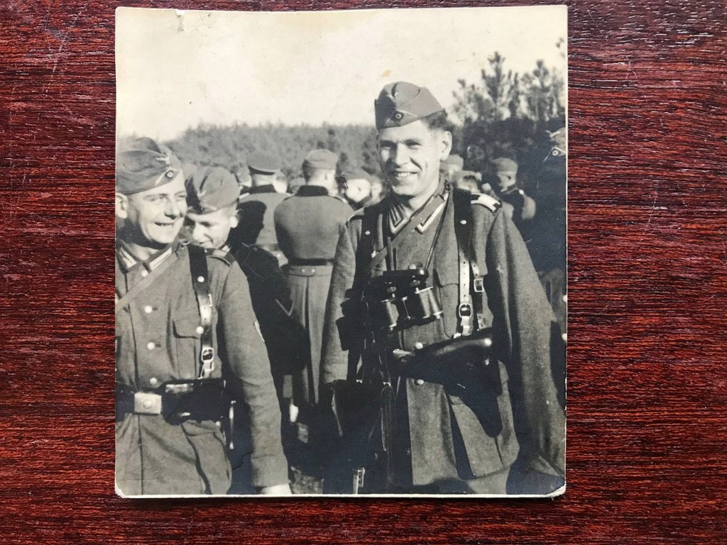 Wehrmacht - lornetka, pistolet, 1940 (sygnowana)