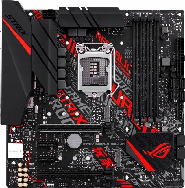 Купить Материнская плата ASUS ROG STRIX B360-G GAMING: отзывы, фото, характеристики в интерне-магазине Aredi.ru