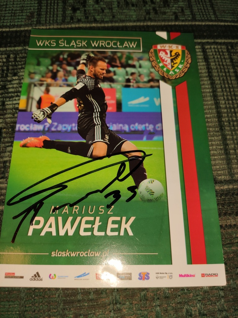 MARIUSZ PAWEŁEK! Karta z autografem!