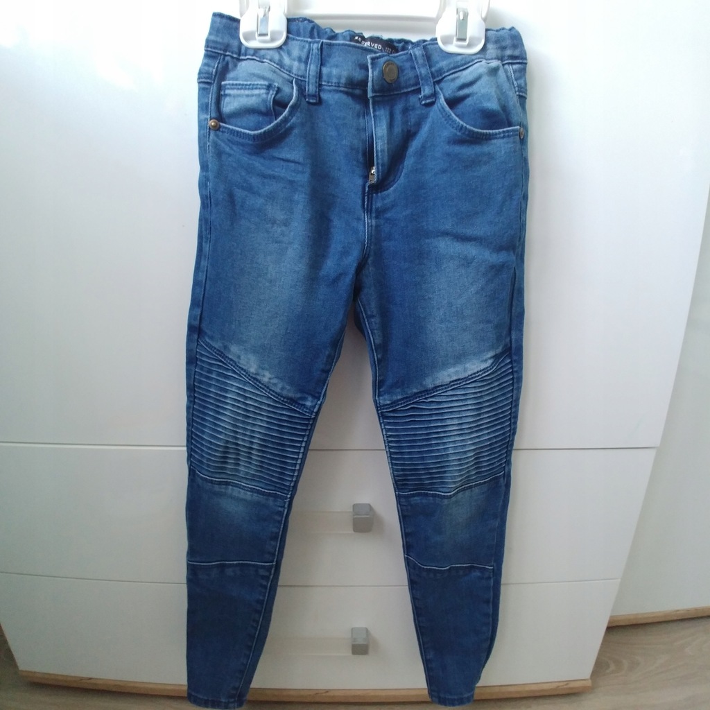 Reserved spodnie jeansowe dziewczęce roz 122