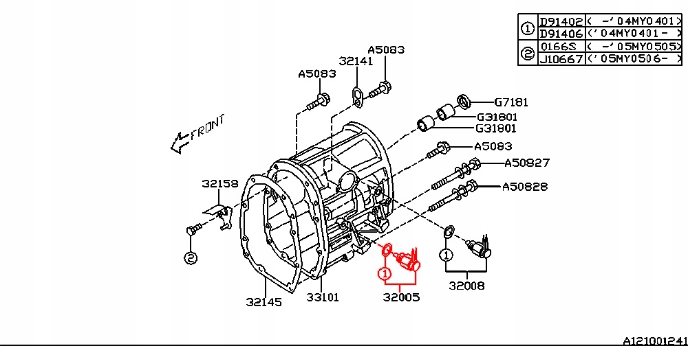 Subaru Outback Czujnik Wstecznego Biegu Cofania - 8012784334 - Oficjalne Archiwum Allegro