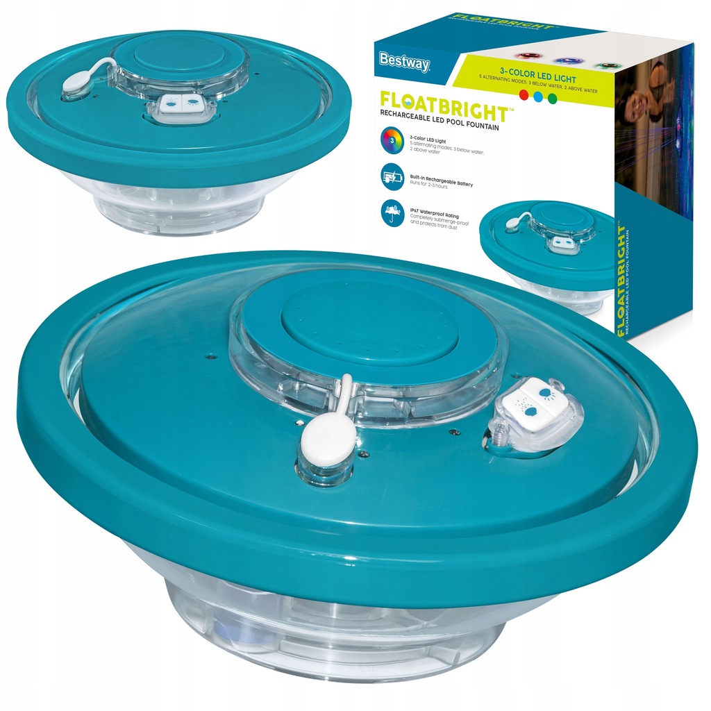 Lampka LED do basenu fontanna pływająca Bestway