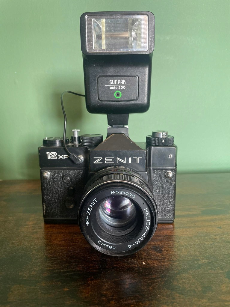 Aparat ZENIT 12XP Sprawny + Lampa sunpark