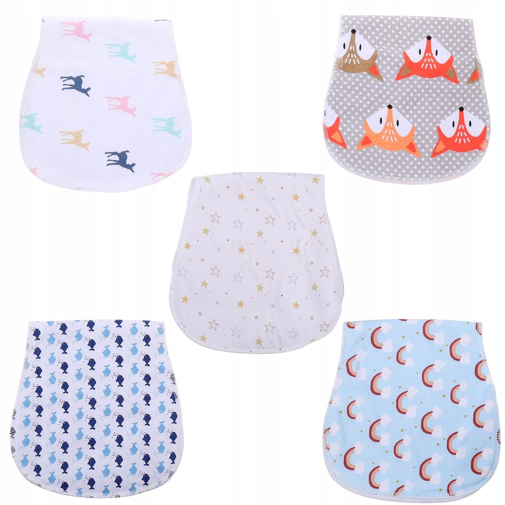 5 sztuk Baby Burp Cloths Odbijanie ręczników