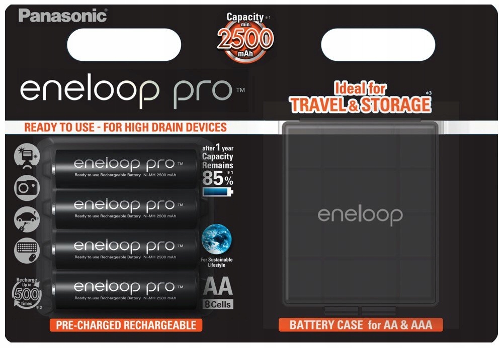 Akumulatory NOWA GENERACJA Eneloop R6 AA BOX