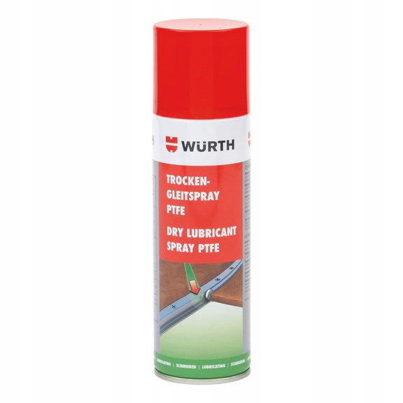 Suchy smar z PTFE WURTH 300 ml smar teflonowy