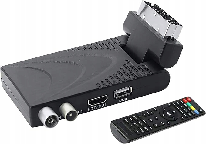 Dekoder cyfrowej telewizji naziemnej DVB-T2 z multimediami K7 P14D35