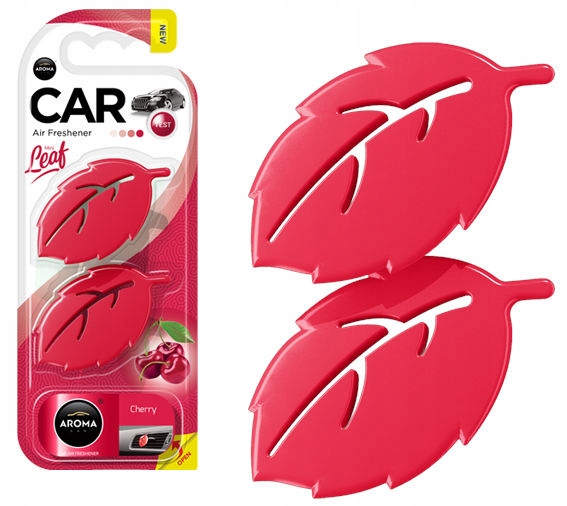 Odświeżacz powietrza AROMA CAR LEAF 3D - CHERRY