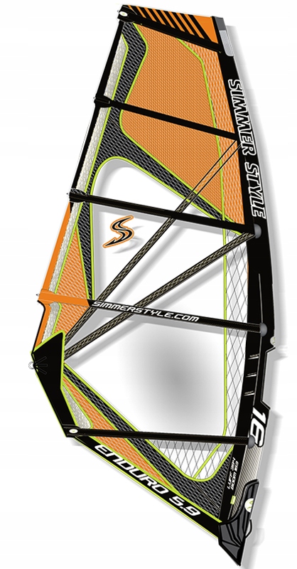 Żagiel Simmer Style Enduro 2016 Orange-6.5