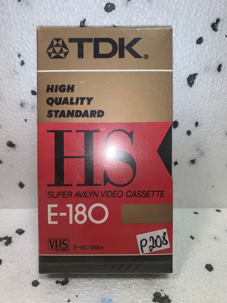 Kaseta VHS TDK - P208