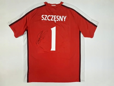 Szczęsny, Arsenal - koszulka z autografem (po2)