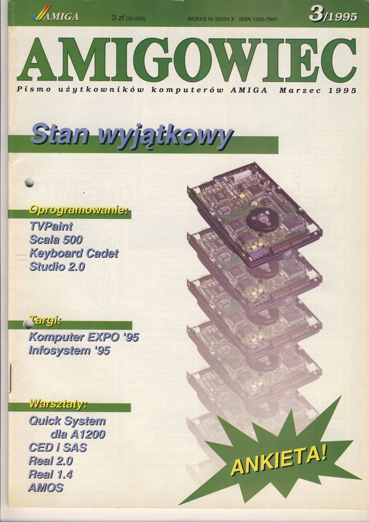 Czasopismo Amigowiec 3/1995, Marzec 1995
