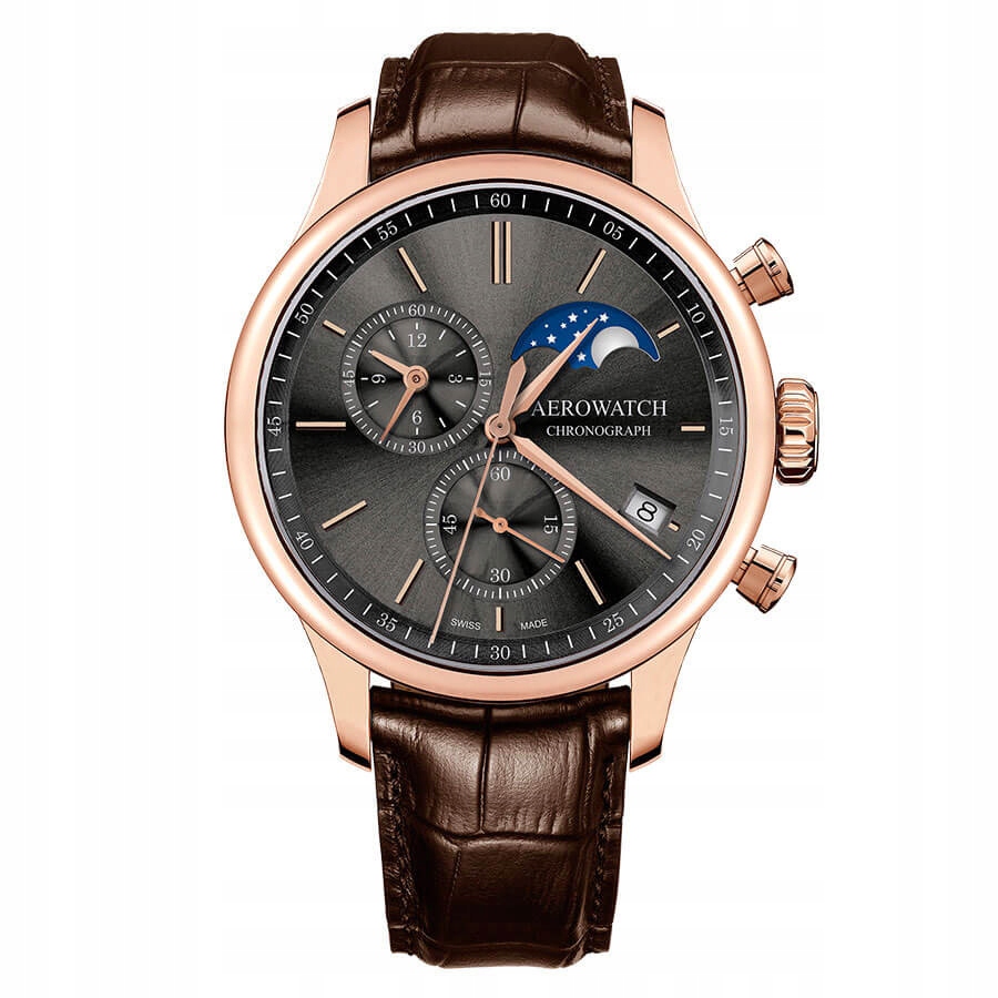 AEROWATCH Renaissance Chrono Moon Phase 78986 RO02