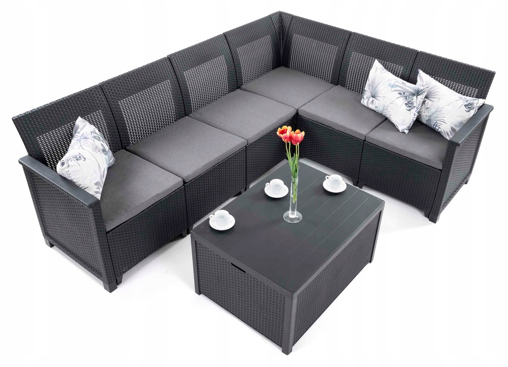 KETER Narożnik Ogrodowy 6 -os ELODIE ze schowkiem