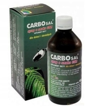 Syrop z węglem aktywowanym Cola 100ml na biegunkę