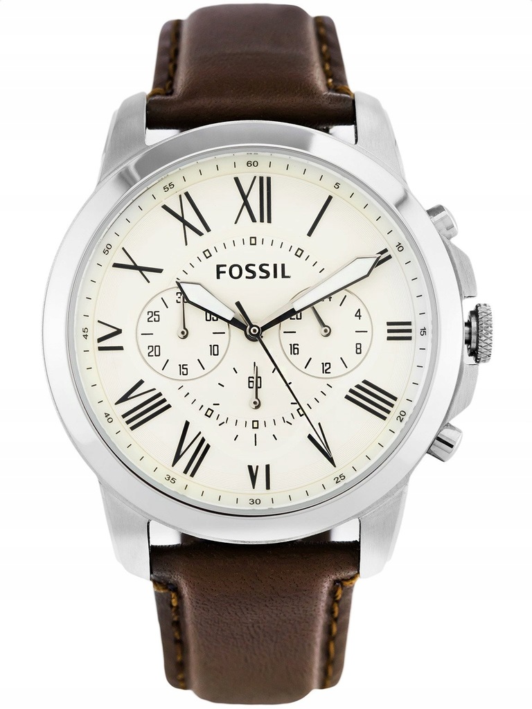 Meski Zegarek Fossil Fs4735 Grant Chronograf 8890101013 Oficjalne Archiwum Allegro