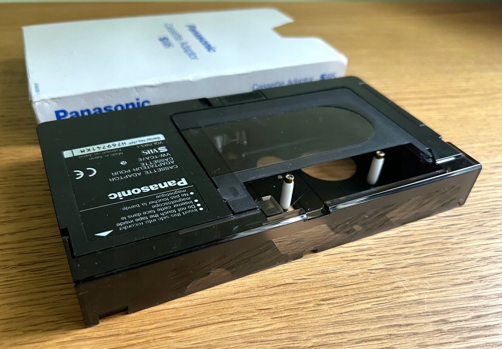 Panasonic adapter kasety VHSC (VWTCA7E) JAPAN 13403187558