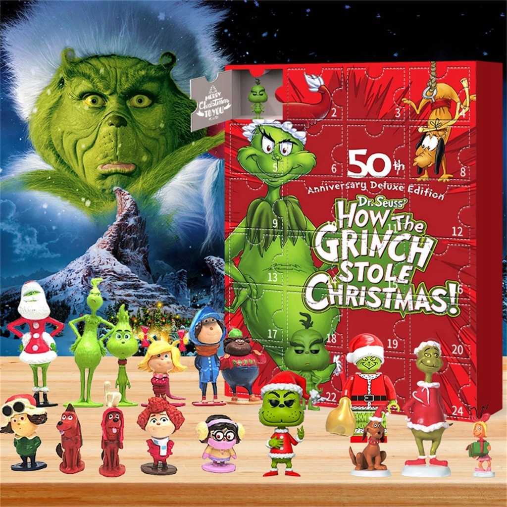 Kalendarz adwentowy Grinch Blind Box