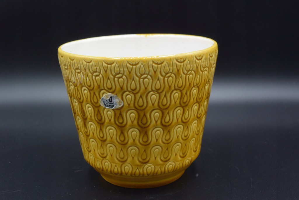 Doniczka ceramiczna U-Keramik 14cm Miodowa
