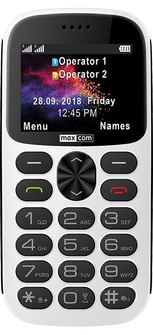 Telefon Maxcom MM471 biały Bluetooth radio 2,2''