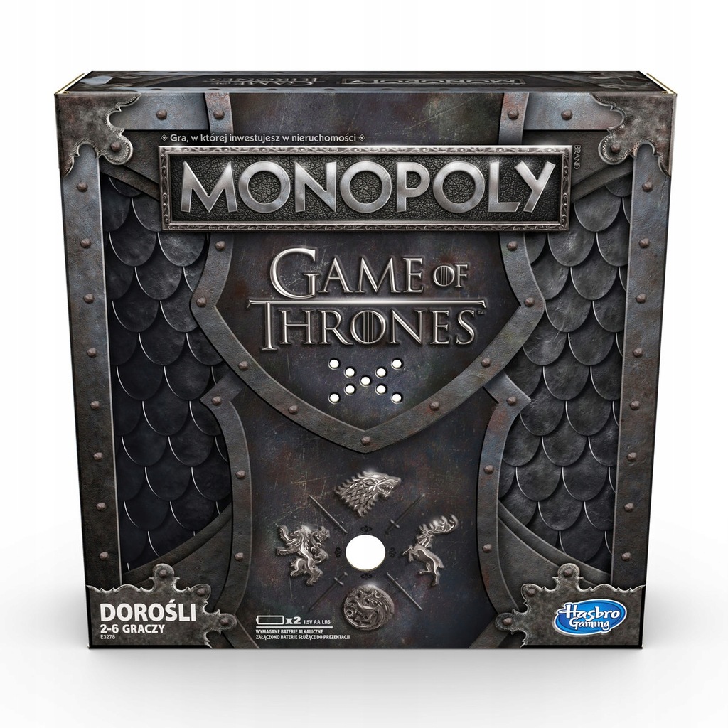 MONOPOLY GRA o TRON Game of Thrones -POLSKA WERSJA