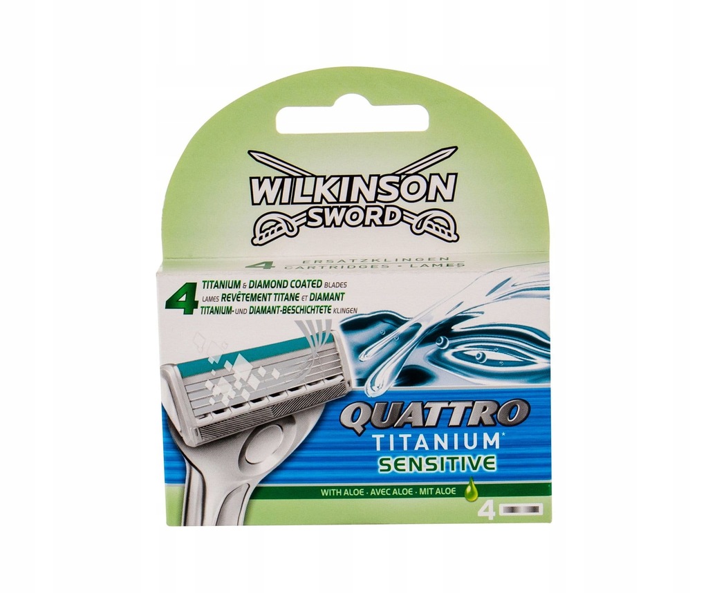 Wilkinson Sword Quattro Titanium Sensitive Wkłady