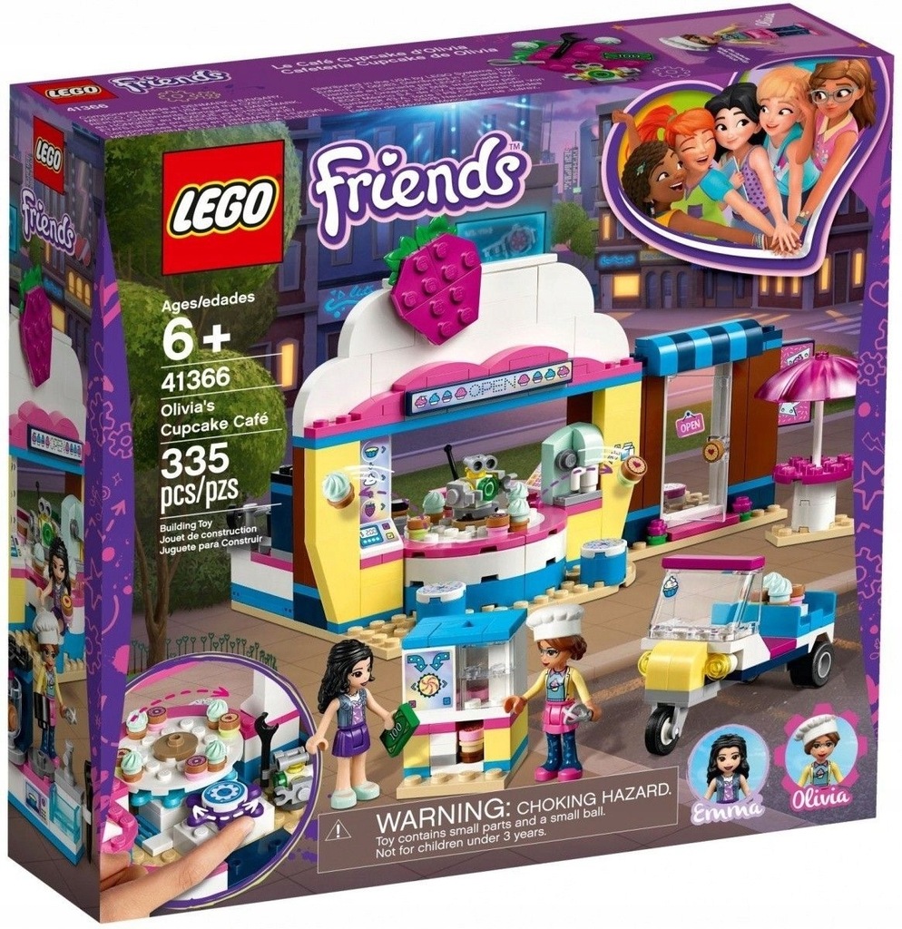 Lego Friends 41366 Cukiernia z babeczkami Olivii