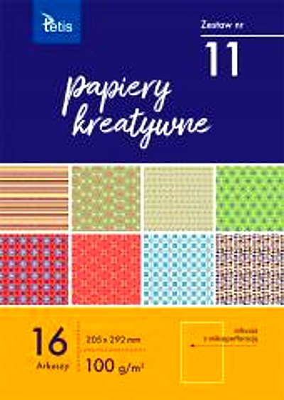 PAPIERY KREATYWNE A4/16K ZESTAW 11