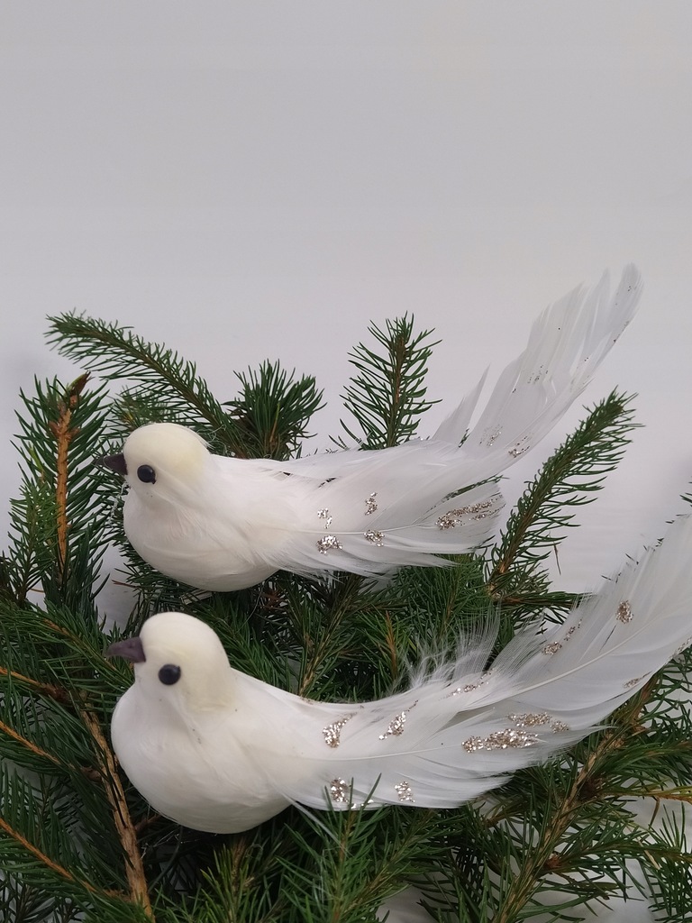 PTASZKI OZDOBNE PTAK NA CHOINKĘ ZAWIESZKA 3 szt