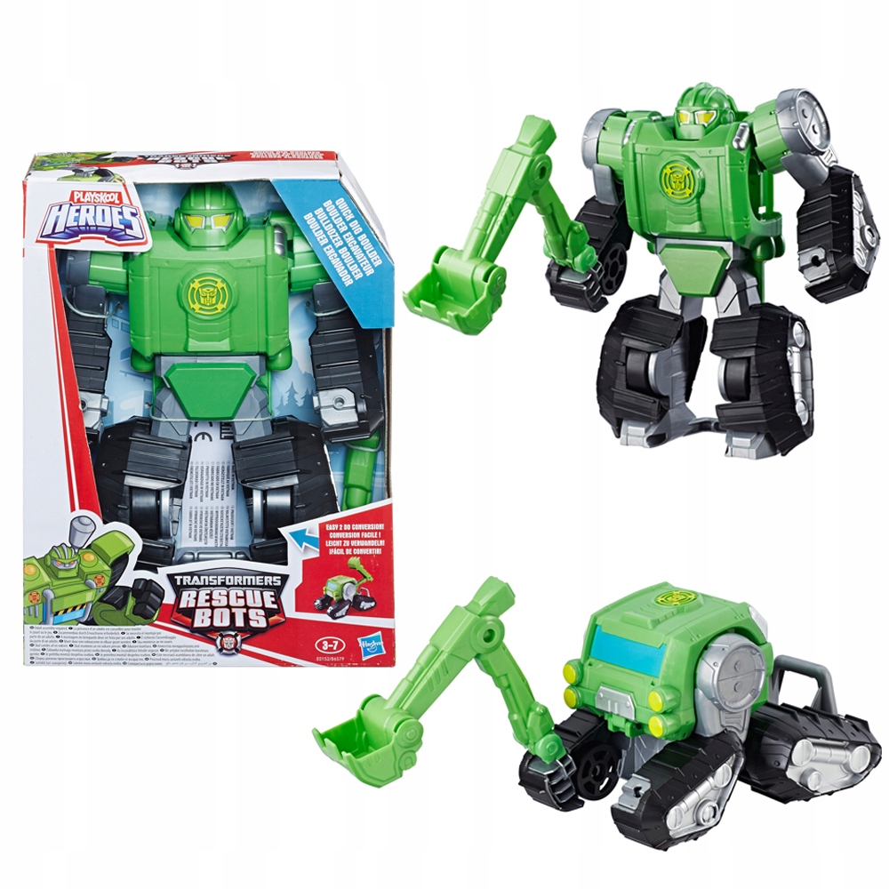 TRANSFORMERS Rescue Bots BOULDER Koparka E0152
