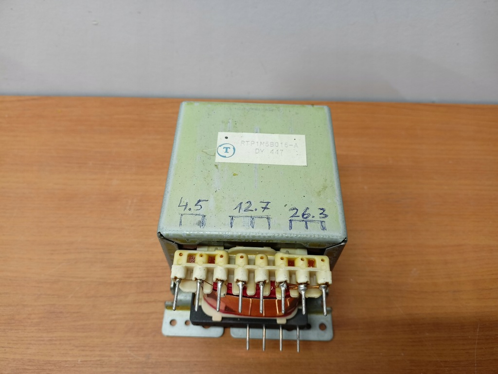 Transformator symetryczny audio 2x 26V 2x 12V 1x 5V Technics DIY