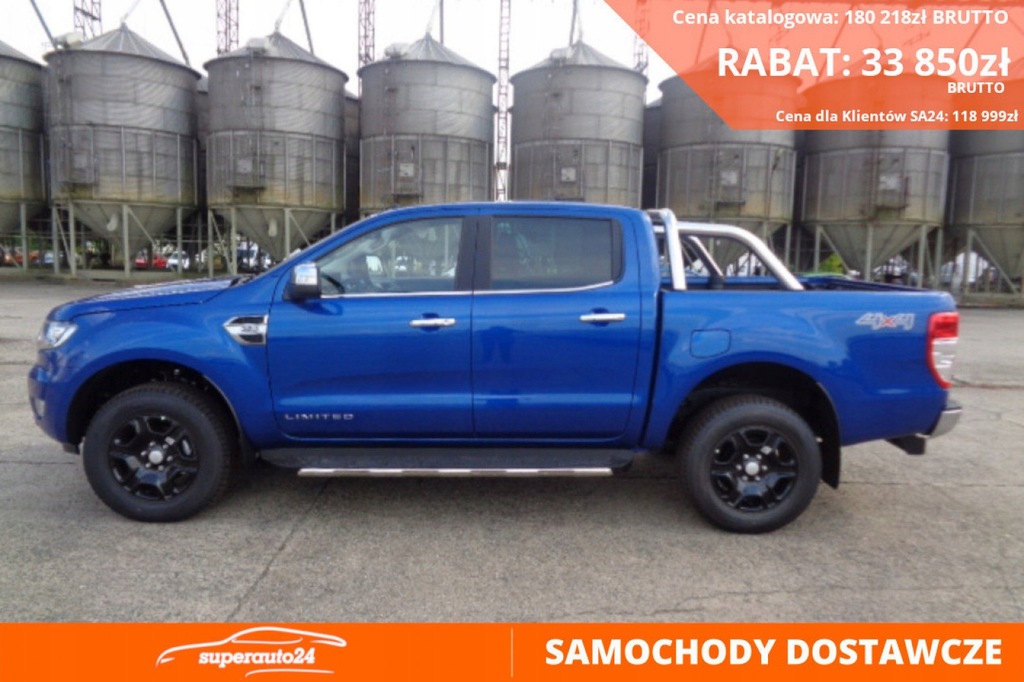 Ford Ranger 4x4 200KM Limited Automat Navi