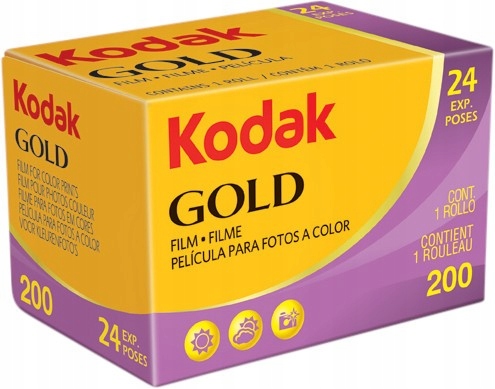 Film klisza negatyw Kodak 135 gold 200 boxed 24x1