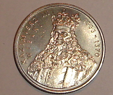 Moneta 100zł Kazimierz III 1987r