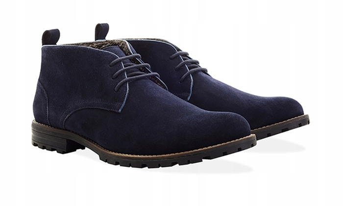 Redfoot Suede Buty Męskie Ocieplane Wodoodporne 46