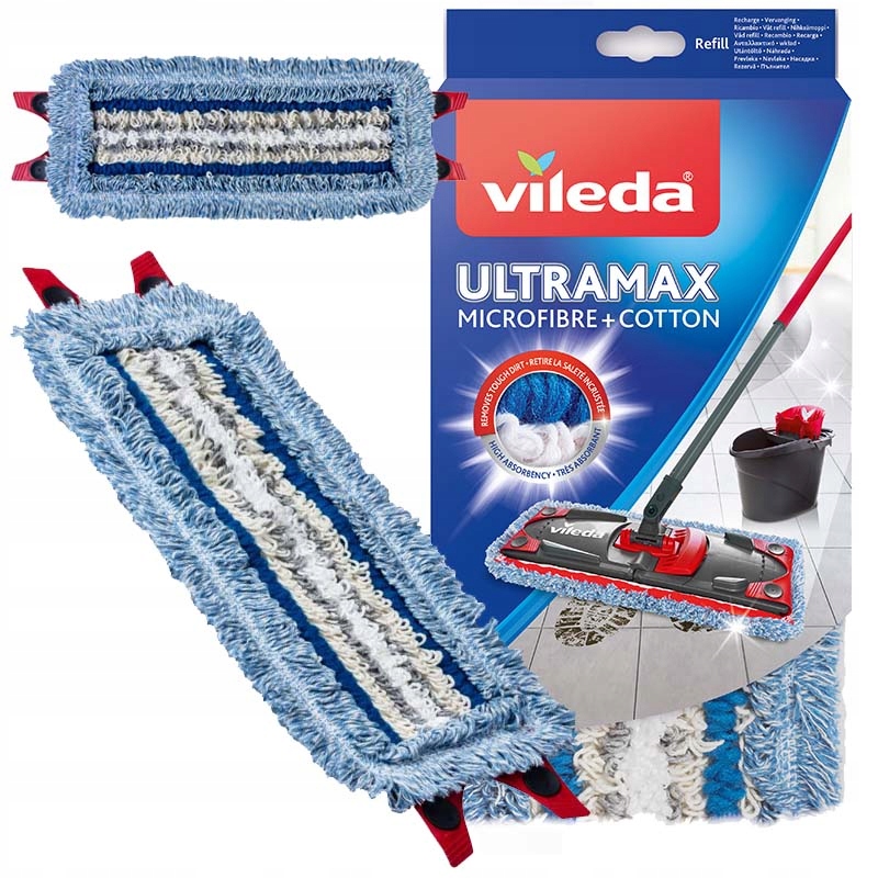 WKŁAD MOPA VILEDA ULTRAMAX ULTRAMAT MICRO COTTON