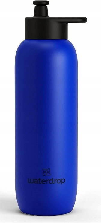 Waterdrop Sports Bottle Bidon Butelka Stal Nierdzewna Niebieska 800 ml