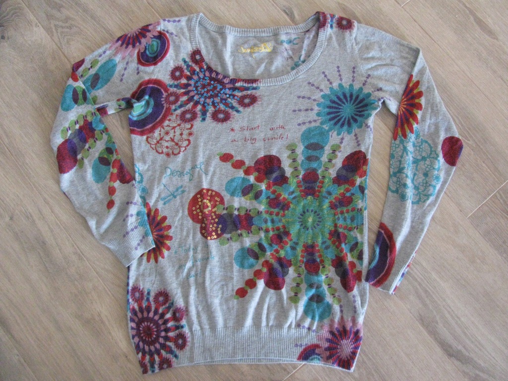 DESIGUAL TAJO multikolorowa BLUZKA r. XL