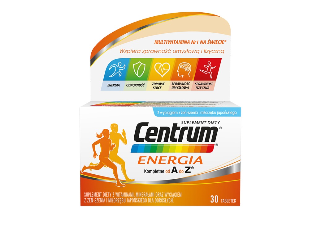 CENTRUM Energia witaminy 30 tabletek