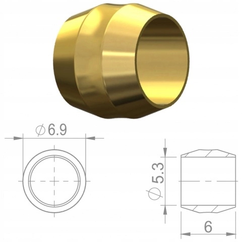 Oliwka przewodu hydraulicznego Shimano