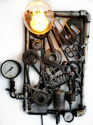 Lampa HANDMADE STEAMPUNK by Heavy Art