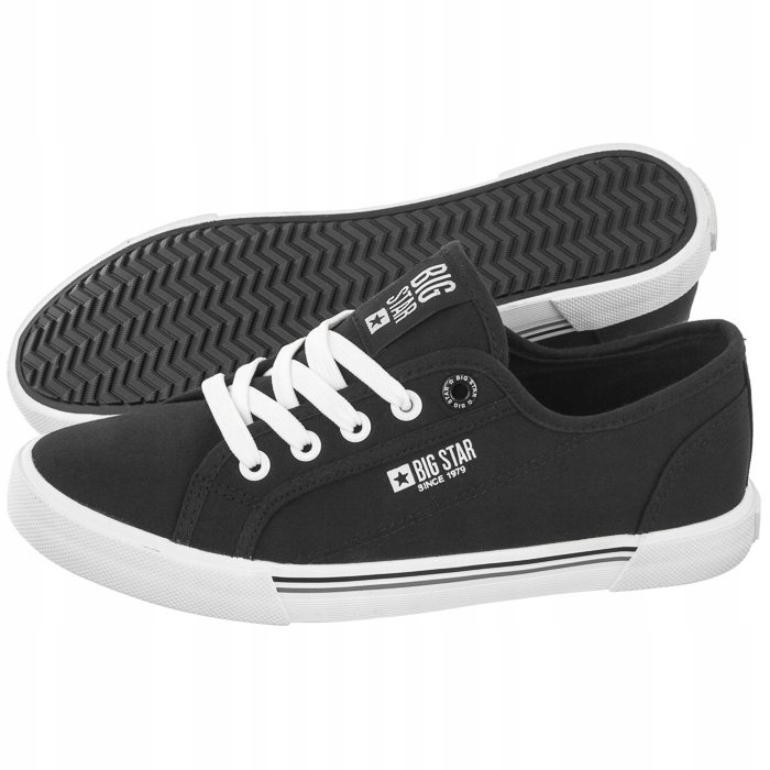 Buty Damskie Trampki Big Star Czarne HH274065