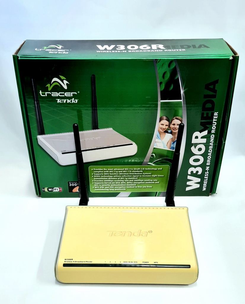 ROUTER TRACER TENDA W306R 8319132858 oficjalne archiwum Allegro