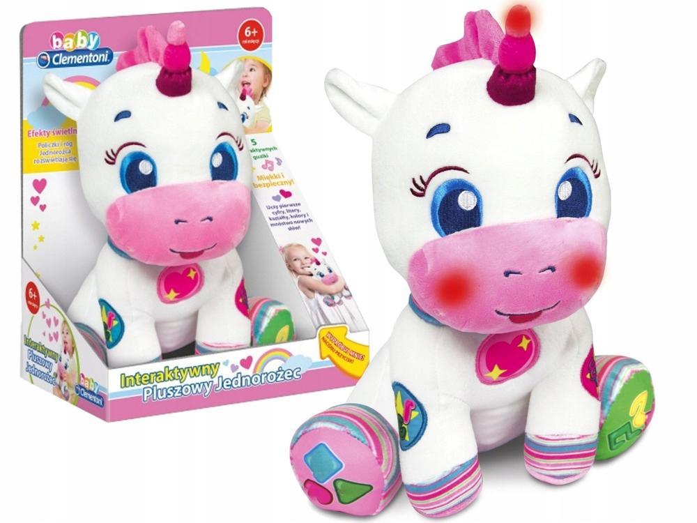 INTERAKTYWNY PLUSZOWY JEDNOROŻEC, CLEMENTONI