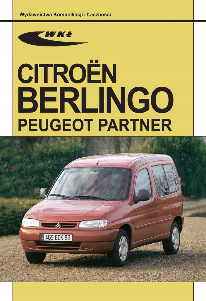 Citroen Berlingo Peugeot Partner Naprawa instrukcj