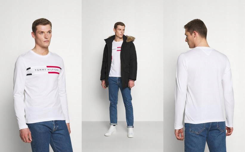 B16I007 KOSZULKA Z DŁUGIM RĘKAWEM TOMMY HILFIGER M