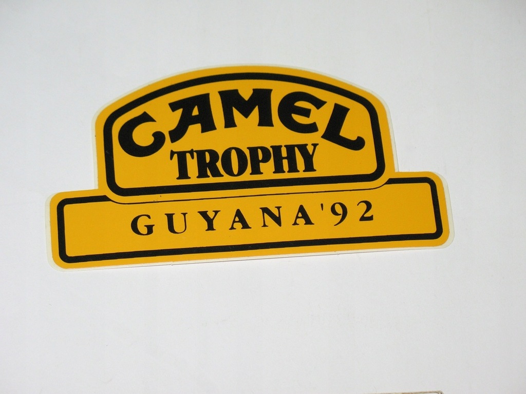 CAMEL TROPHY GUYANA naklejka z 1992