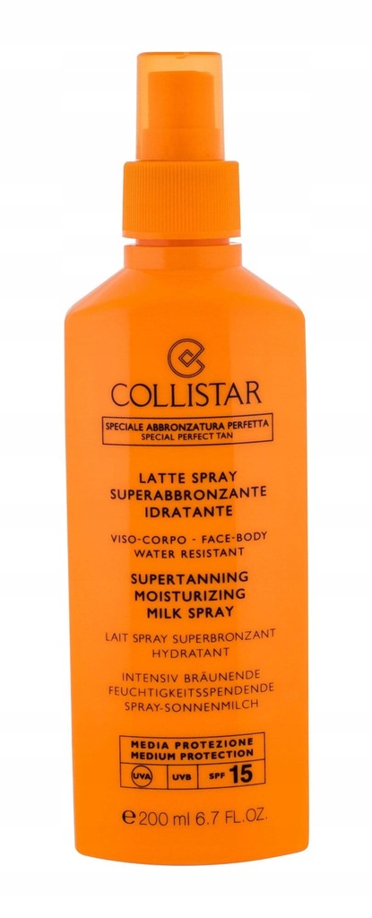 Collistar Special Perfect Tan SPF15 Spray 200ml