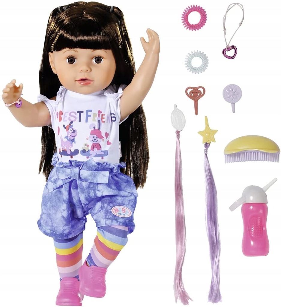 USZKODZONA Lalka BABY born Lalka interaktywna 4+ XD1309